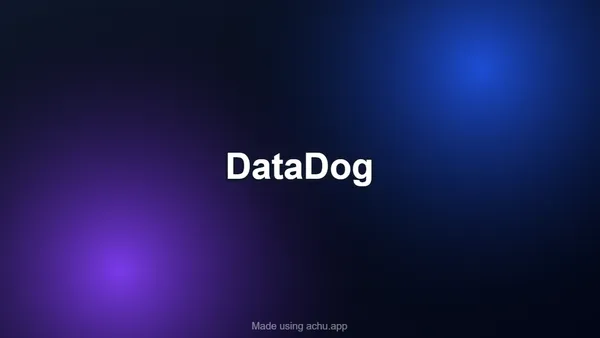 JMeter Datadog Backend Listener