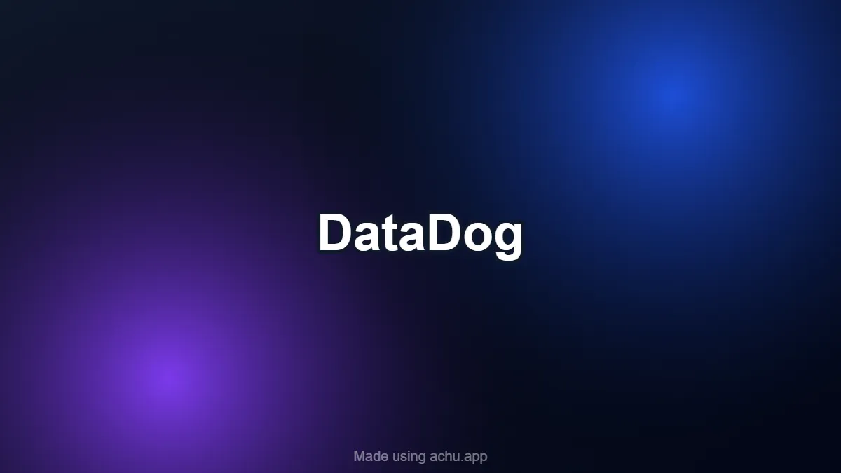 JMeter Datadog Backend Listener