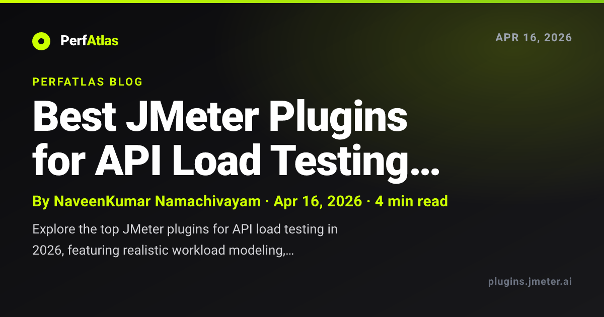 Best JMeter Plugins for API Load Testing in 2026 (With Download Stats ...