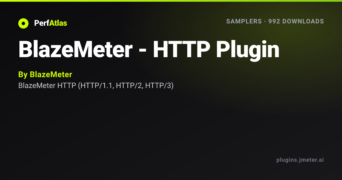 BlazeMeter - HTTP/2 Plugin | PerfAtlas