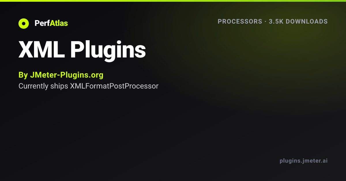 Xml Plugin XML Plugins | PerfAtlas